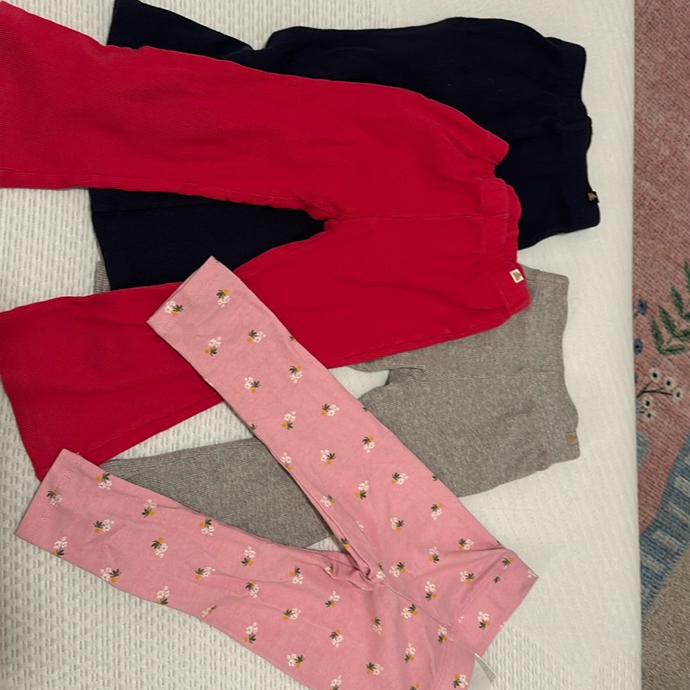 Bundle of 4 - 2T pants GAP and jcrew